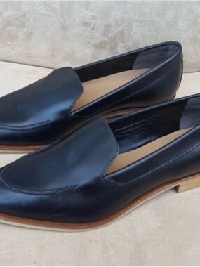 Everlane Black Leather Loafers